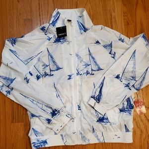 NWT Forever 21 Womens Sailboat Jacket Windbreaker